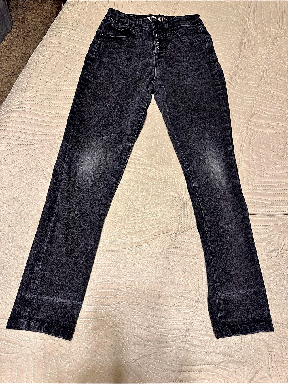 YMI GIRL JEAN Black Skinny Jeans Size 8